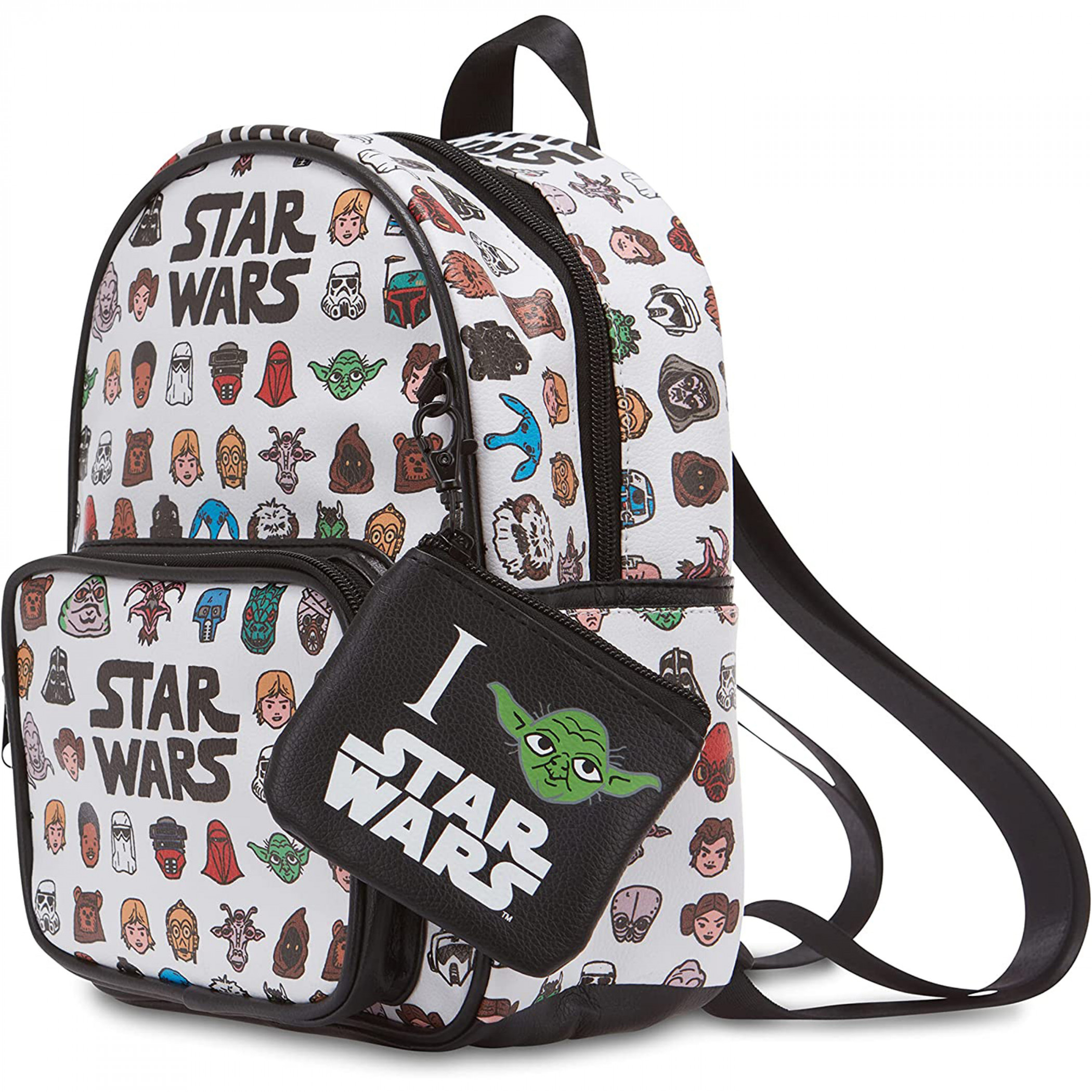 Star Wars Character Icons 10" Leather Backpack